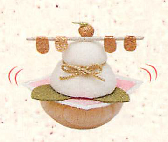 【ご紹介します！安心の日本製！縁起の良いお正月の飾り物！】(小)ゆらゆら鏡餅ほのか