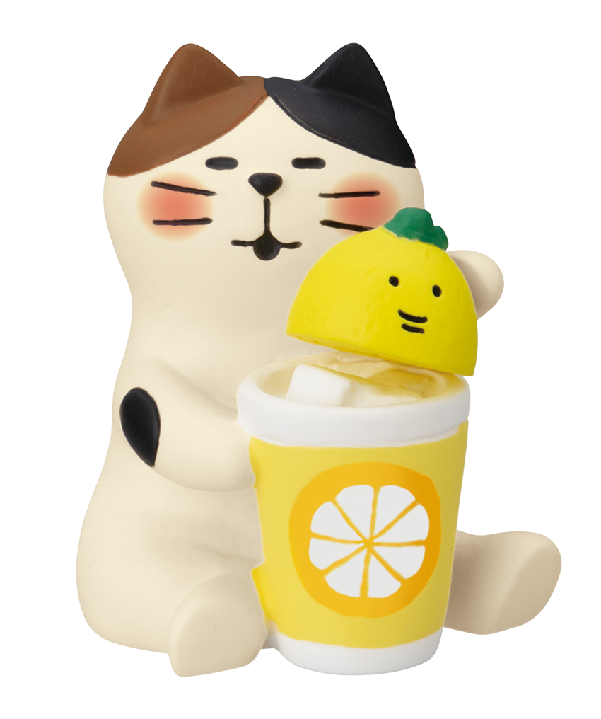 【ご紹介します！まったりかわいい！Concombre！ふぞろいなレモンたち】レモン酎ハイ猫