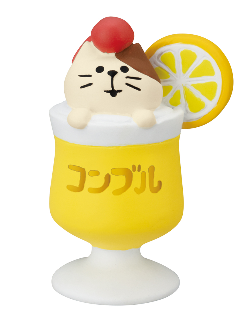 【ご紹介します！まったりかわいい！Concombre！ふぞろいなレモンたち】レモンスカッシュ猫