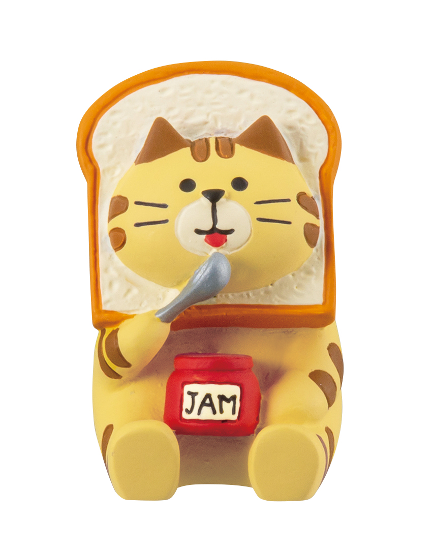 【ご紹介します！猫の和雑貨！Concombre商店街！パンと喫茶やまねこベーカリー】パン好きにゃんこ