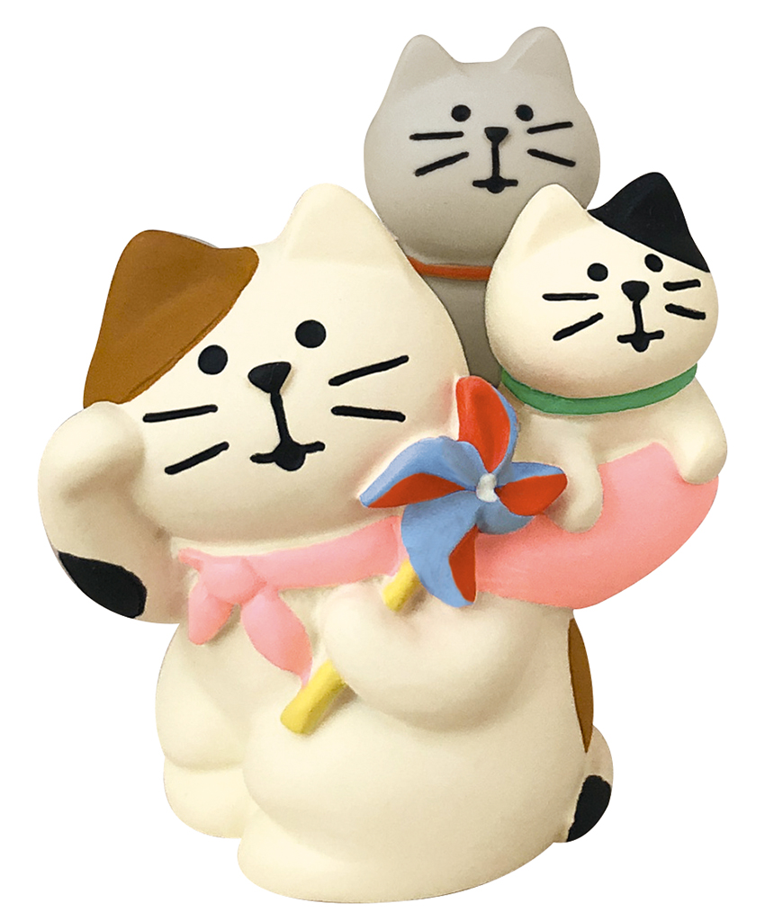 【ご紹介します！年中飾れる開運グッズ！Concombre FUKU福MONOシリーズ！】縁起かつぎ招き猫  家庭円満