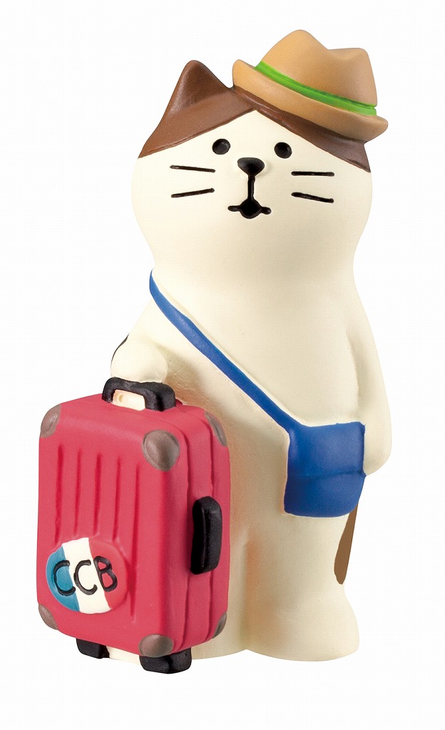 【ご紹介します！猫の和雑貨！Concombre旅猫！】スーツケース猫