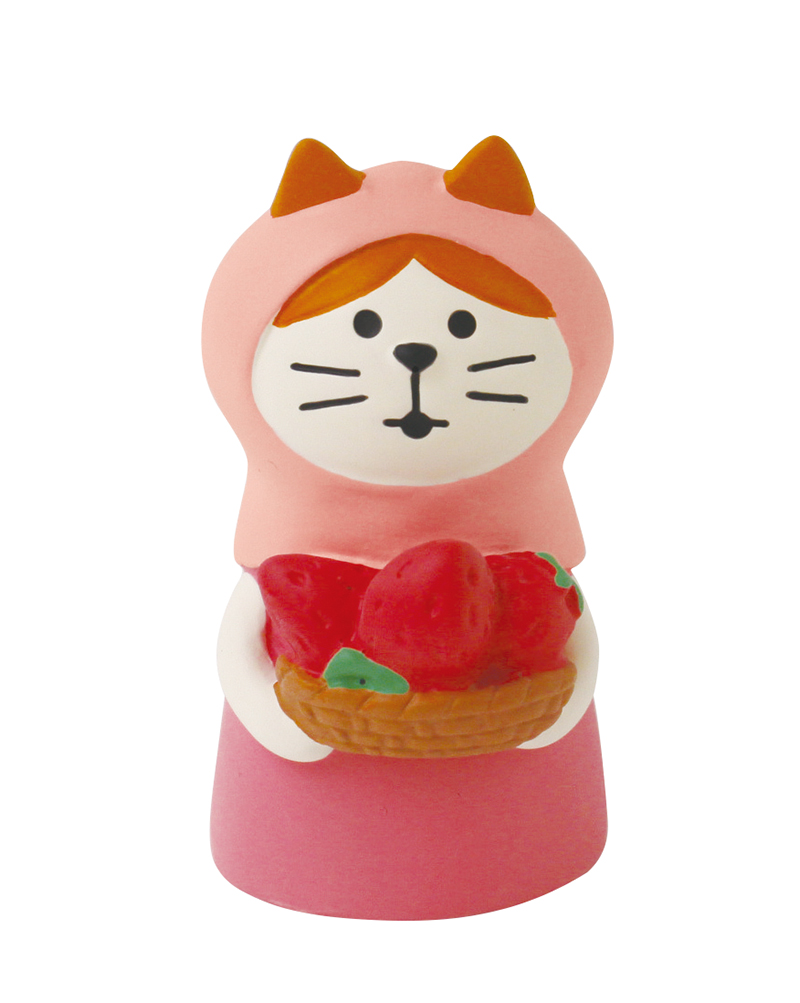 【ご紹介します！猫の和雑貨！Concombre洋菓子コンブル！いちごケーキフェア】いちご狩り猫