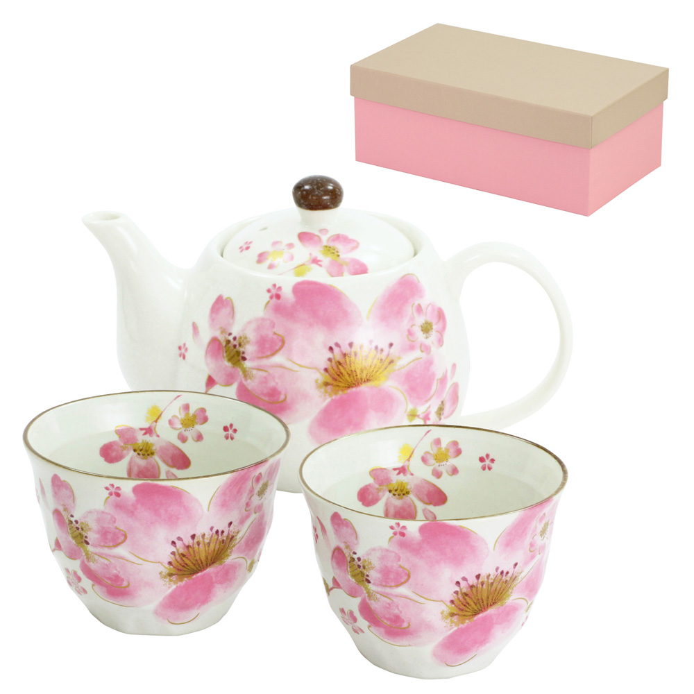 【ご紹介します！安心の日本製！人気の桜の食器！】華さやかポット茶器