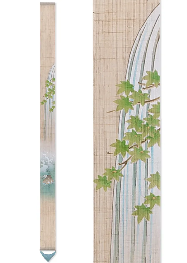 【新登場！職人がこだわって創る本物志向の細タペストリ！初夏用】「滝風」