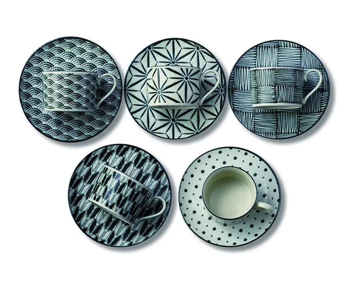 【安心の日本製！陶器のギフト】komon コーヒー碗皿揃
