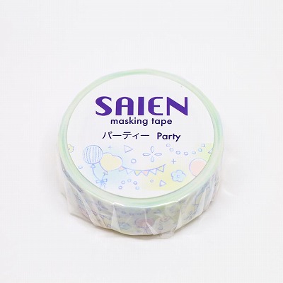 【新登場！安心の日本製！SAIEN 和紙 マスキングテープ オリジナルシリーズ！】パーティー