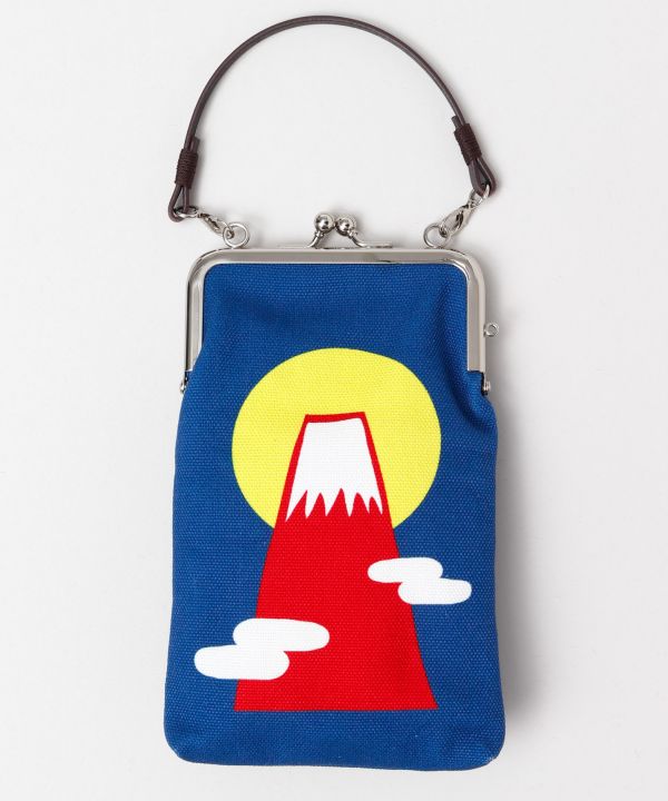 【新登場！日本製！ブランド『カヤ』の可愛いミニ鞄！NIPPON手付きがま口】フジサン