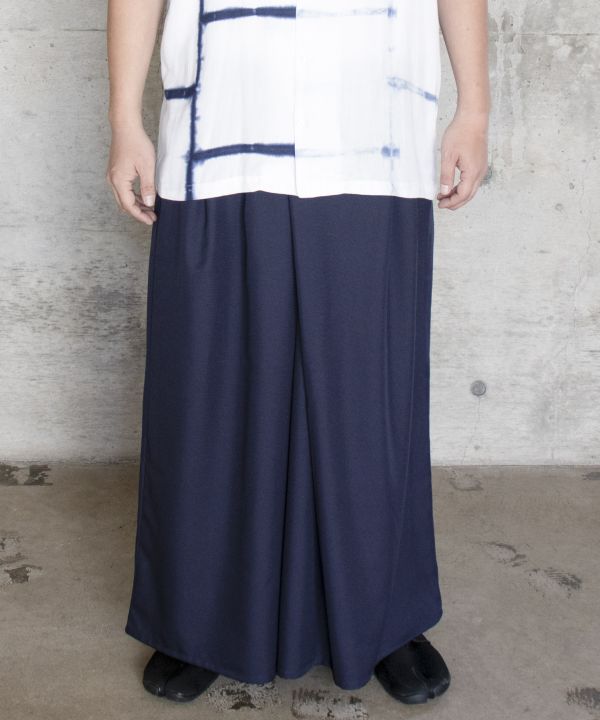 【ご紹介します！ブランド『カヤ』の粋な服！いなせ袴 メンズワイドパンツ 】DKNV KOIAI