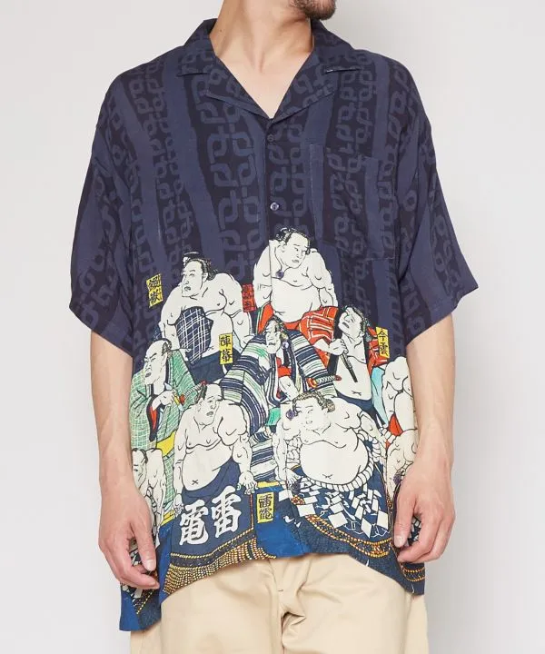 【ご紹介します！ブランド『カヤ』！日本土産に最適！新風 和柄メンズシャツ 】DKNV SUMOU