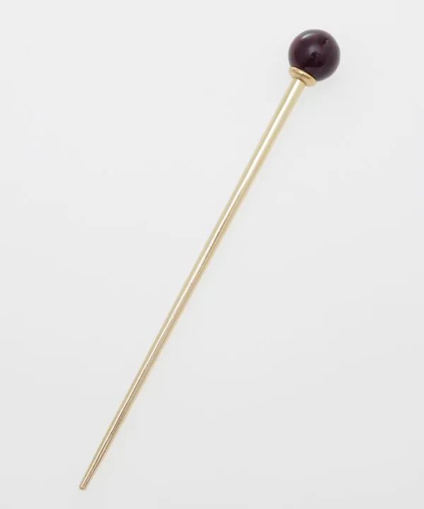 【ご紹介します！ブランド『カヤ』の可愛い髪飾り！かんざし】丸玉かんざし  LT PURPLE