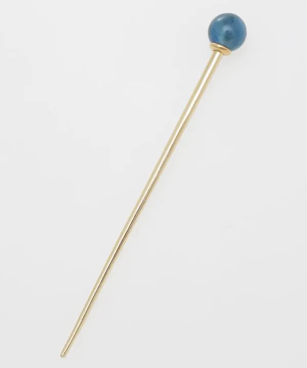【ご紹介します！ブランド『カヤ』の可愛い髪飾り！かんざし】丸玉かんざし  TURQUOISE
