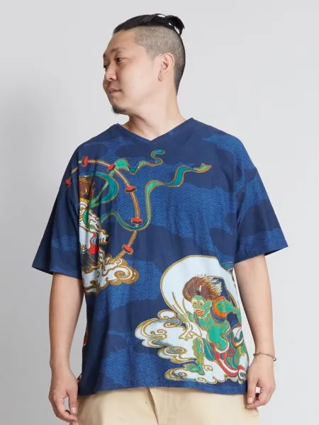 【新登場！】浮世絵メンズTシャツ いなせシリーズ  DKNV FURAI