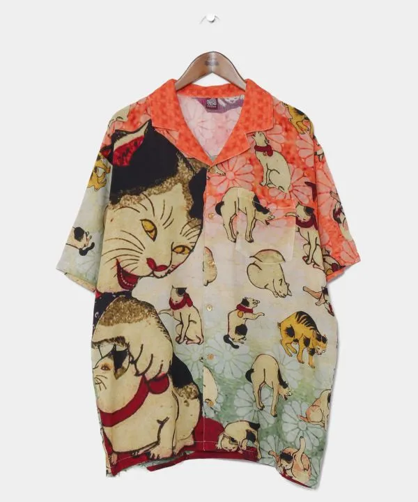 【新登場！】浮世絵メンズシャツ いなせシリーズ BE NEKO