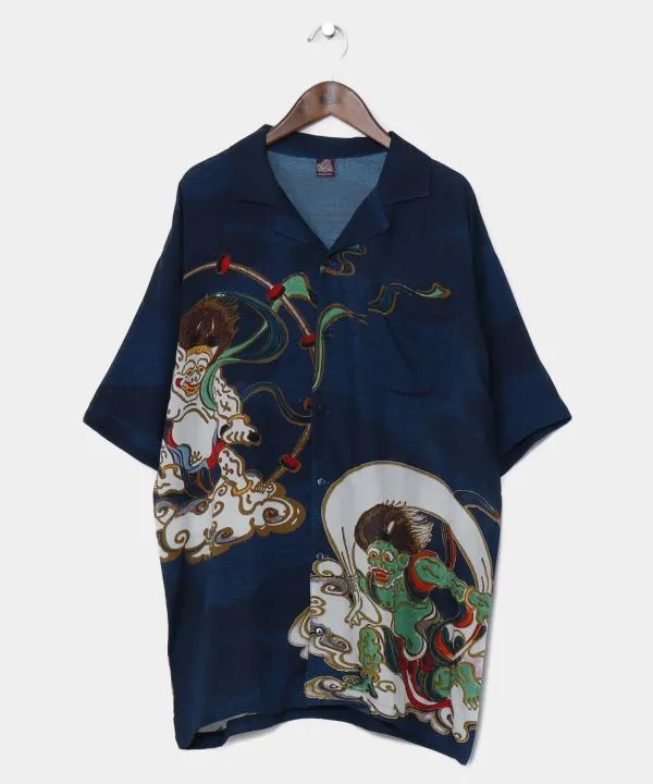 【新登場！】浮世絵メンズシャツ いなせシリーズ DKNV FURAI
