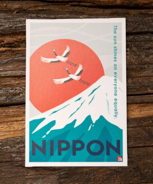 【ご紹介します！レトロでモダンなデザイン！耐水性あり！NIPPONステッカー】タイヨウ