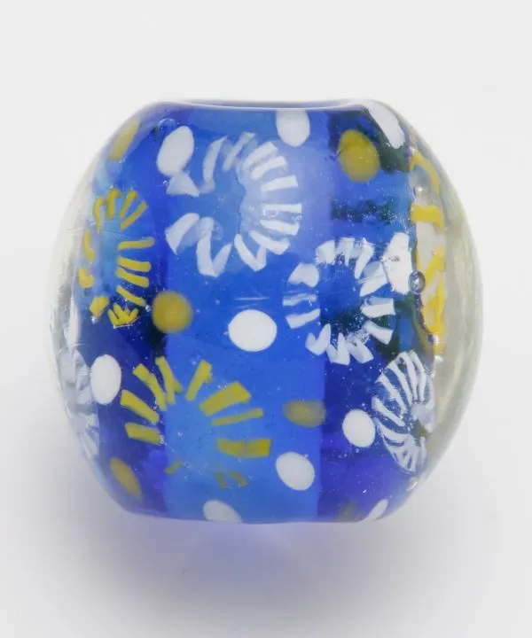 【和アクセサリー！火花とんぼ玉！和の粋をギュッと閉じ込めた小さな宝石☆】青
