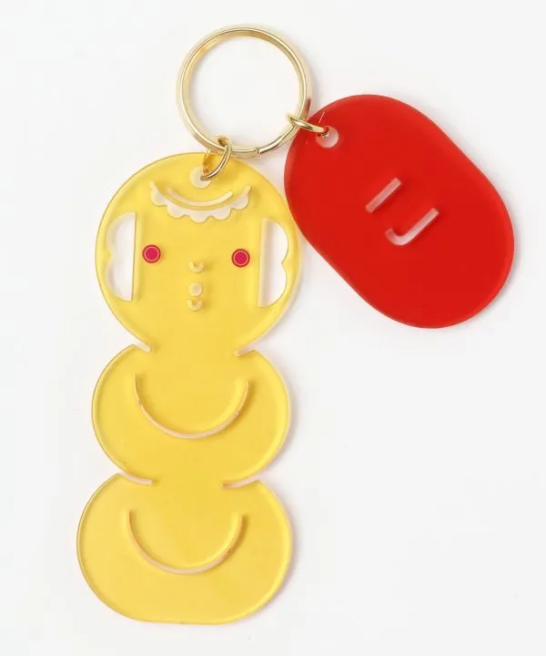 【安心の日本製！ブランド『カヤ』の可愛い和グッズ！民芸アクリルキーホルダー 】コケシ