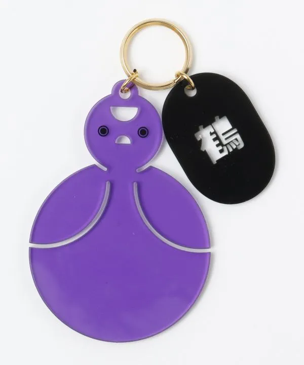 【安心の日本製！ブランド『カヤ』の可愛い和グッズ！民芸アクリルキーホルダー 】ツル