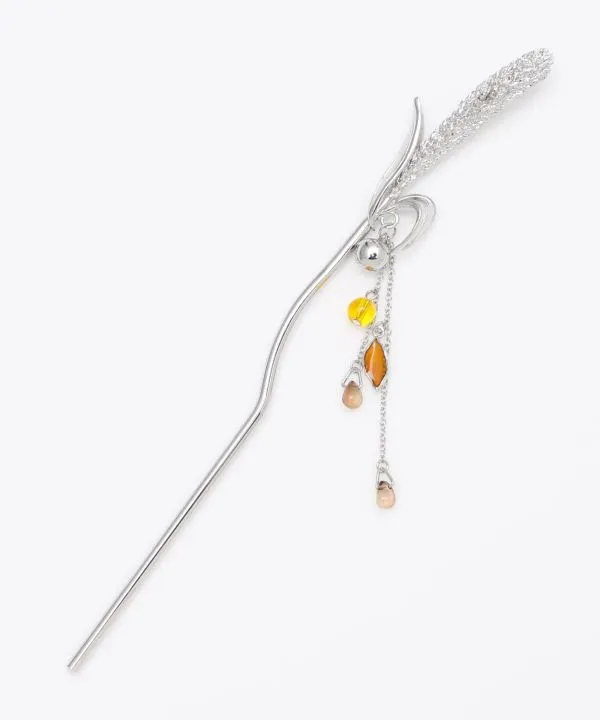 【ご紹介します！ブランド『カヤ』の華やかで可愛いアクセサリー！ねこじゃらし簪】GIN