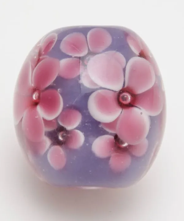 【ご紹介します！ブランド『カヤ』の色鱗とんぼ玉2cm 和アクセサリー】紫