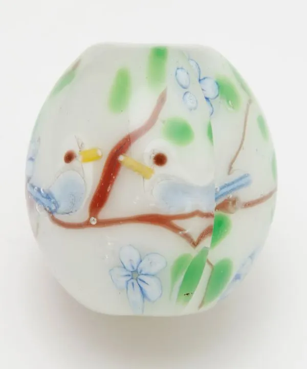 【ご紹介します！ブランド『カヤ』の鳥とんぼ玉2cm 和アクセサリー】白