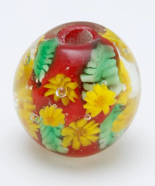 【ご紹介します！ブランド『カヤ』の蒲公英とんぼ玉2cm 和アクセサリー】赤