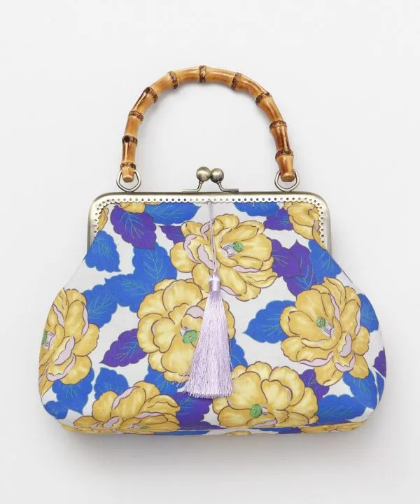 【ご紹介します！花レトロがま口ハンドバッグ】YE KANARIA
