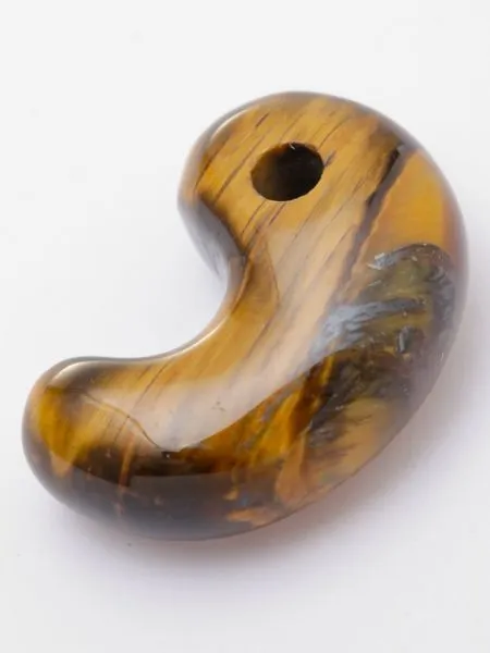 【ご紹介します！ブランド『岩座』の古代型勾玉（Lサイズ）】TIGER EYE