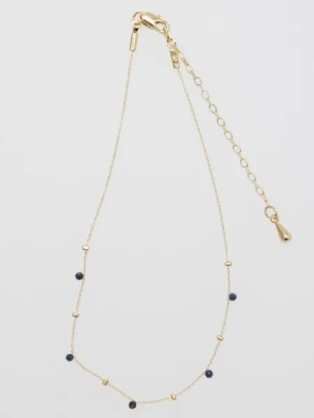 【ご紹介します！キラキラ！かわいい！幸重ねアンクレット】LAPIS