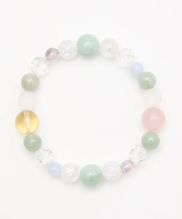 【ギフトや贈り物にもおすすめ！快晴　ジェイドブレスレット】JADE