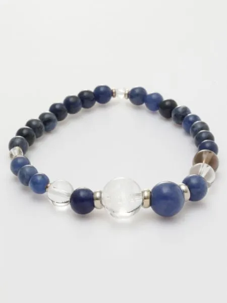 【ギフトや贈り物にもおすすめ！龍神 ソーダライトブレスレット 】SODALITE