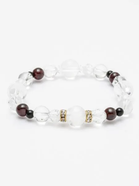 【ギフトや贈り物にもおすすめ！「一月睦月」産石四神ブレスレット】GARNET
