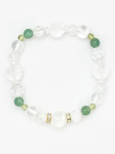 【ギフトや贈り物にもおすすめ！「五月皐月」産石四神ブレスレット】AVENTURINE