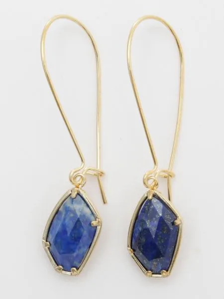 【ご紹介します！天然石ならではの風合いを楽しめる！留め石ピアス】LAPIS