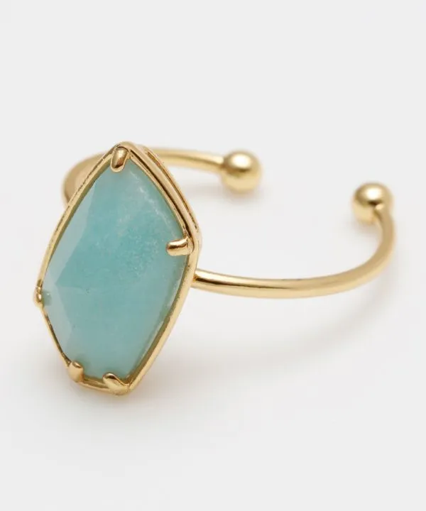 【ご紹介します！ブランド『岩座』の留め石リング】AMAZONITE