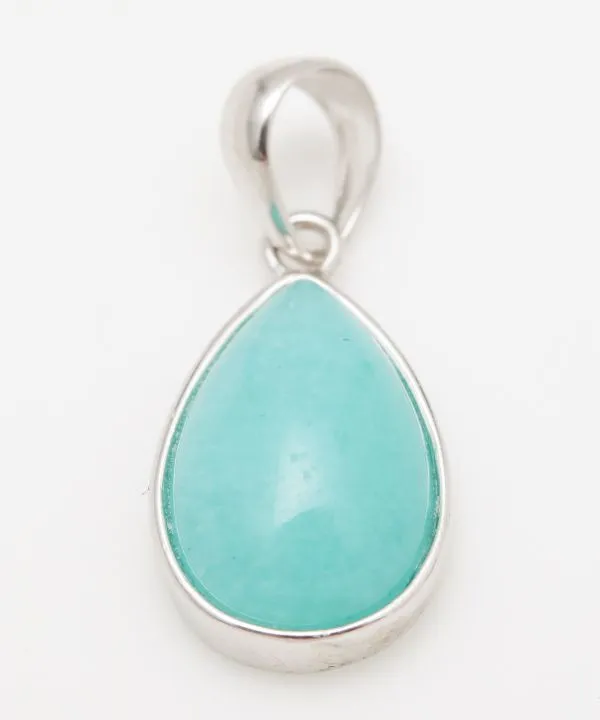 【新登場！上質な天然石！ブランド『岩座』の雫型ペンダントヘッド ペルーアマゾナイト】AMAZONITE