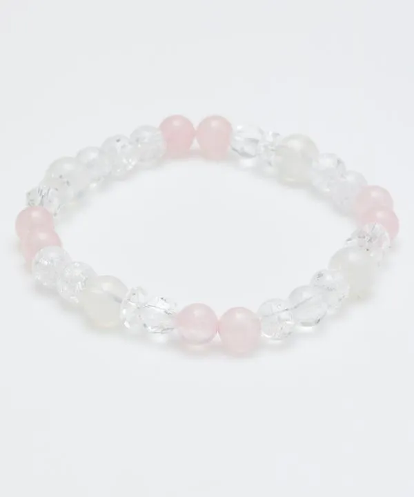 【ご紹介します！お洒落なアクセサリー！楚々 ローズクォーツブレスレット】ROSE QUARTZ