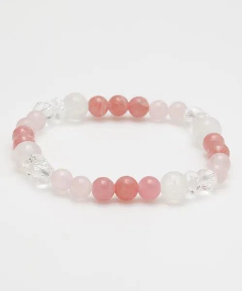【ご紹介します！お洒落なアクセサリー！楚々 ロードクロサイトブレスレット】RHODOCHROSITE