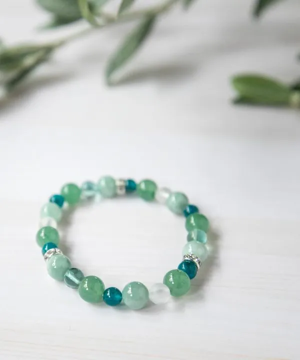 【ご紹介します！お洒落なアクセサリー！紫翠 アベンチュリンブレスレット】AVENTURINE