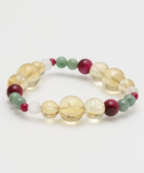 【ご紹介します！お洒落なアクセサリー！芍薬 シトリンブレスレット】CITRINE