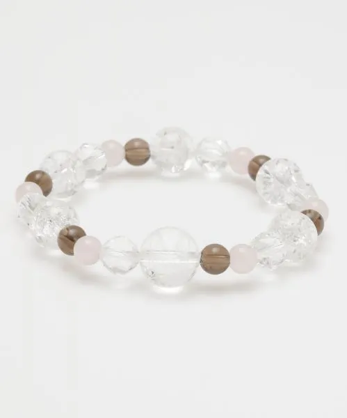 【ご紹介します！お洒落なアクセサリー！永遠 ローズクォーツブレスレット】ROSE QUARTZ
