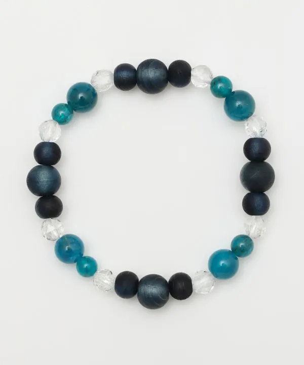 【ご紹介します！お洒落なアクセサリー！藍檜 四方ブレスレット】APATITE