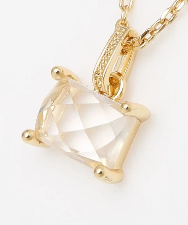 【ご紹介します！お洒落な天然石のアクセサリー！産石ネックレス】CRYSTAL