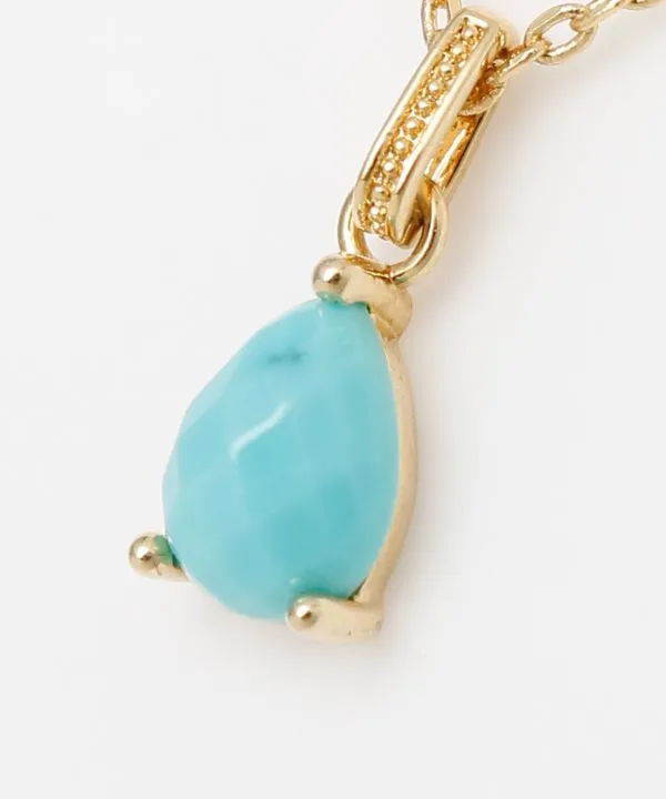 【ご紹介します！お洒落な天然石のアクセサリー！産石ネックレス】TURQUOISE