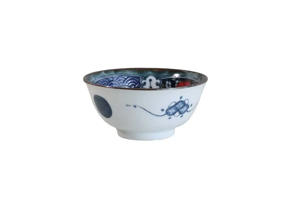 【新登場！安心の日本製！料理を引き立てる一皿！】Shonzui　色絵瓔珞紋　多用丼
