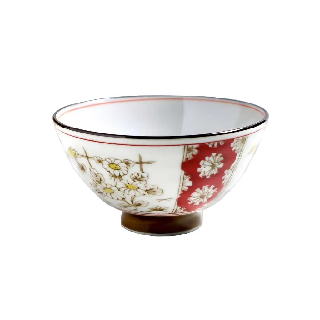 【安心の日本製！料理を引き立てる一皿！】ジャポニカ菊花　茶碗