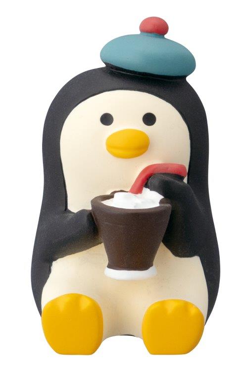 【新登場！Concombre 純喫茶コンブル 裏庭ガーデンカフェ】アイスコーヒーペンギン