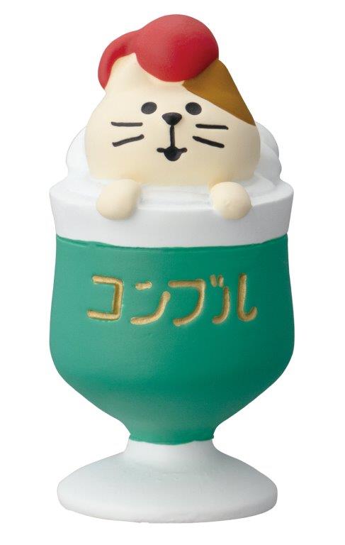 【新登場！Concombre 純喫茶コンブル 裏庭ガーデンカフェ】こねこクリームソーダ