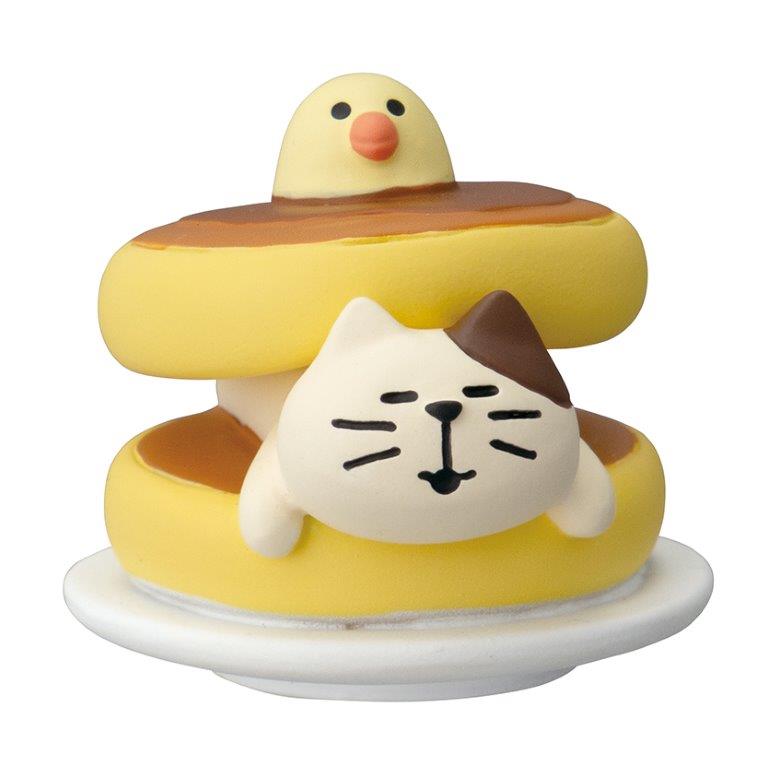 【新登場！Concombre 純喫茶コンブル 裏庭ガーデンカフェ】ホットケーキ猫